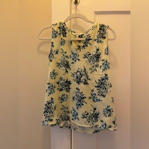 Beautiful yellow and blue top